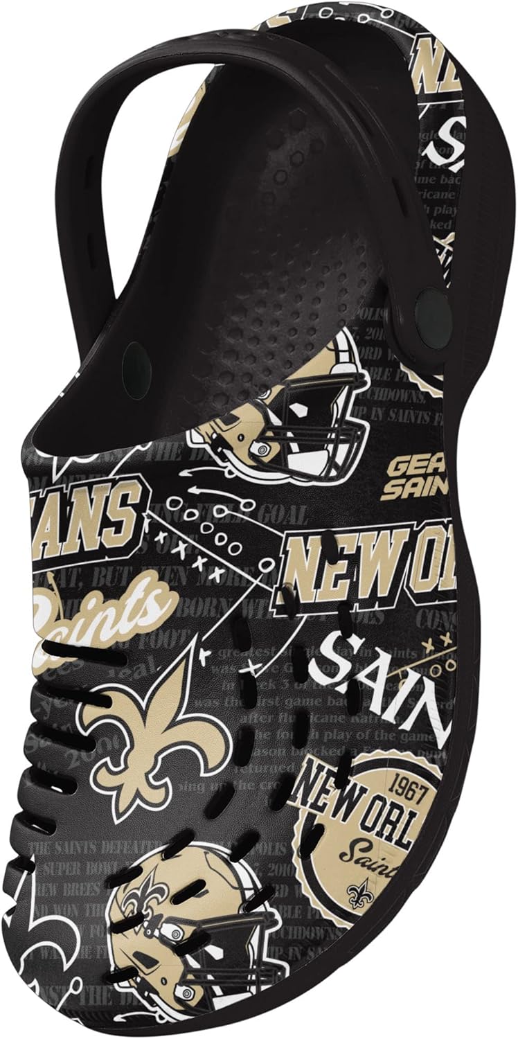 FOCO Arizona Cardinals NFL Mens Historic Print Clog with Strap - Image 3