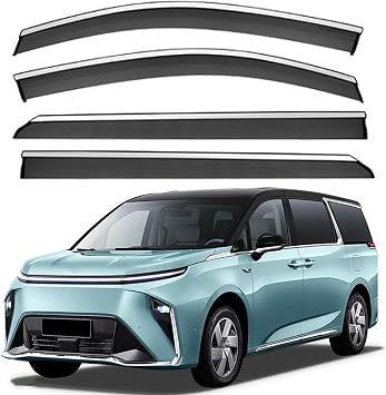 Latest Window Visors rain Guards for LDV Mifa 9 2021-2022-2023-2024-2025,Tape-On Window Deflectors,Shields Vent Deflector Shade Wind,Extra Durable Vent Shade