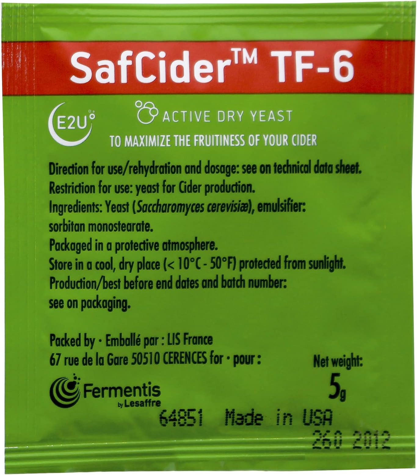 SafCider™ TF-6 (5g)