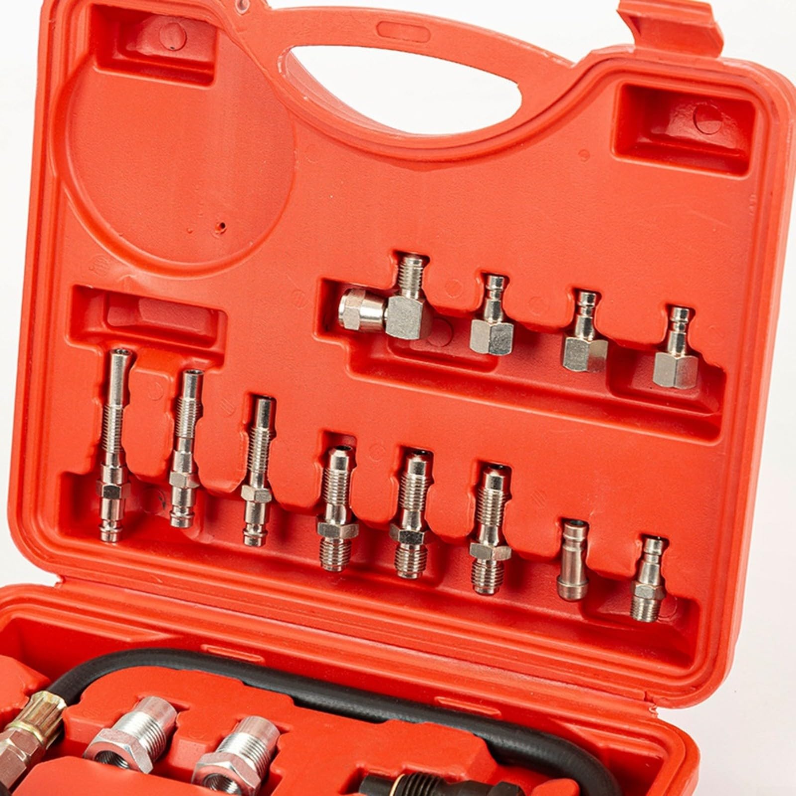 Misuratore di pressione del carburante, tester di pressione del cilindro 0-140 PSI per veicoli a benzina diesel, strumento diagnostico portatile per auto, SUV, camion, macchine agricole