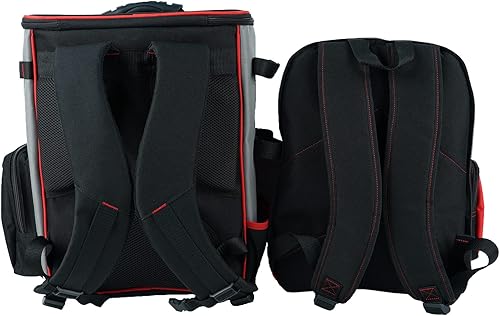 Miniatura 8 de KUNN Mochila de soldadura con bolsa de casco desmontable, mochila de herramientas duradera y cómoda para almacenar y transportar equipos de