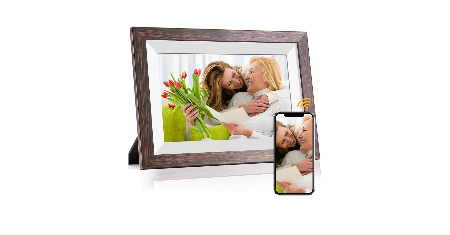 【新品未使用】Digital Photo Frame Amazon.com : Forc 10.1 Inch Smart WiFi Digital Photo Frame