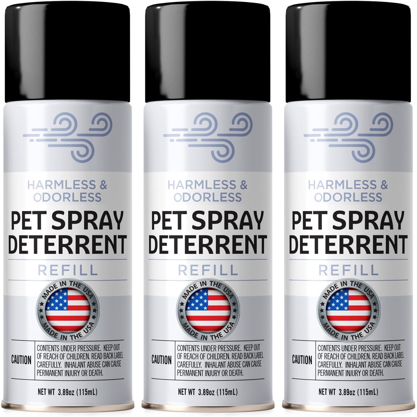 Berkland [3 Pack] Refill for PetSafe SSSCat Motion Sensor Device – Gentle Pet Training Aid for Home Boundaries – Non-VOC, Family-Safe Spray – Made in the USA