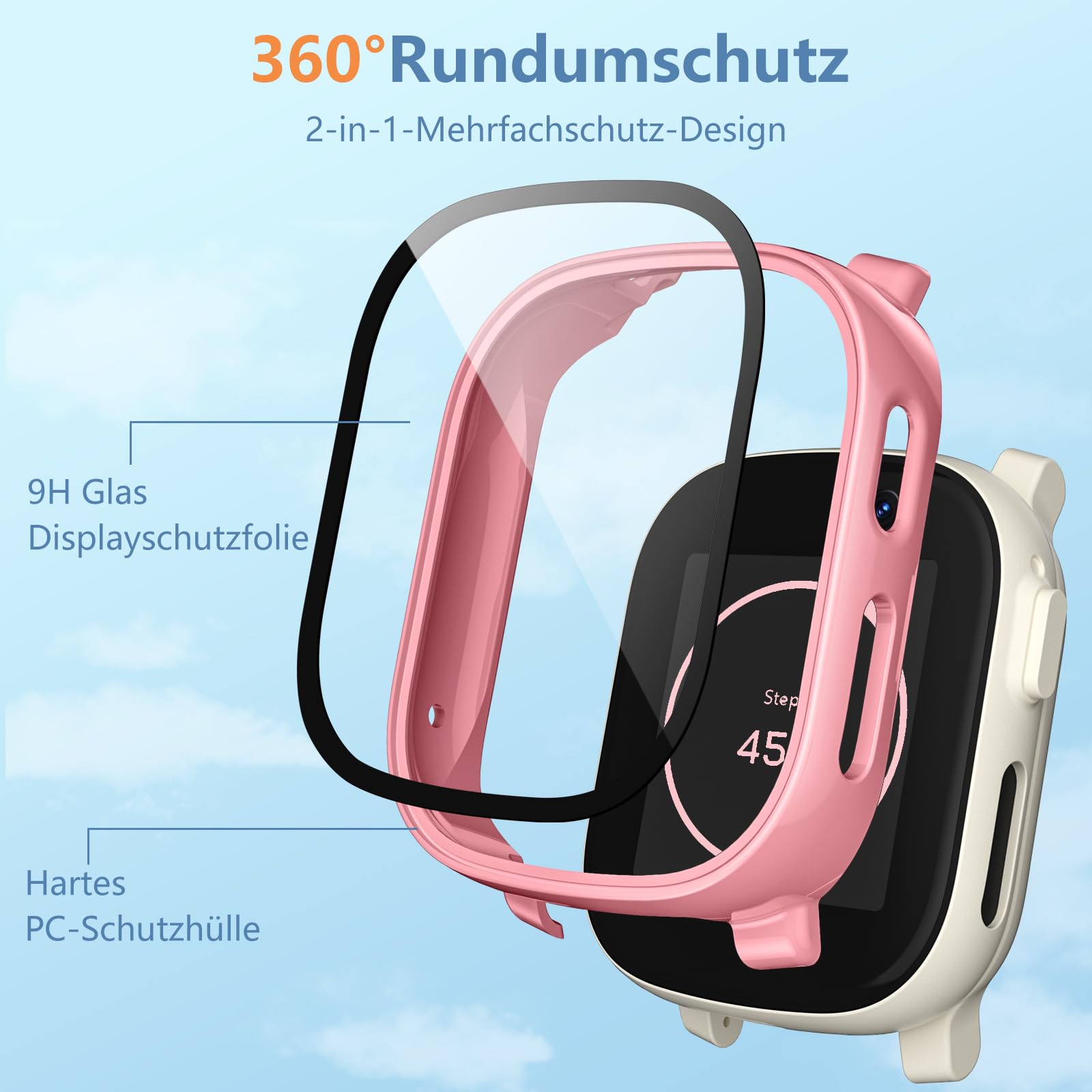 Pack 6 Protections Écran Verre Flexible 9H Pour Montre Enfant SaveFamily - Anti-rayures