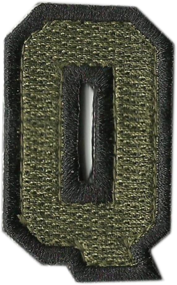 Tactical Letter Patches - Olive - Q