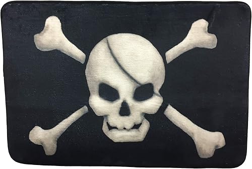 Pirate's Treasure - Tapete de baño de espuma viscoelástica para niños, multicolor