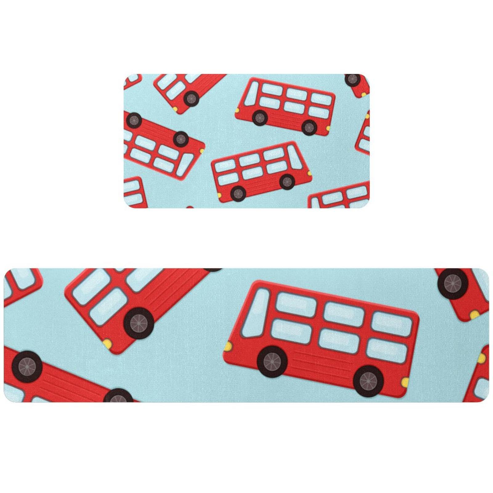 Alfombrillas de cocina de dos pisos absorbentes para pasillos largos