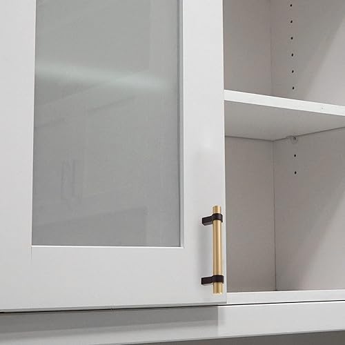 Vista 164 de Design House 189647 - Tiradores sólidos para gabinete, paquete de 10, tiradores de cajón de centro a centro, manijas de cocina modernas, acero Acero