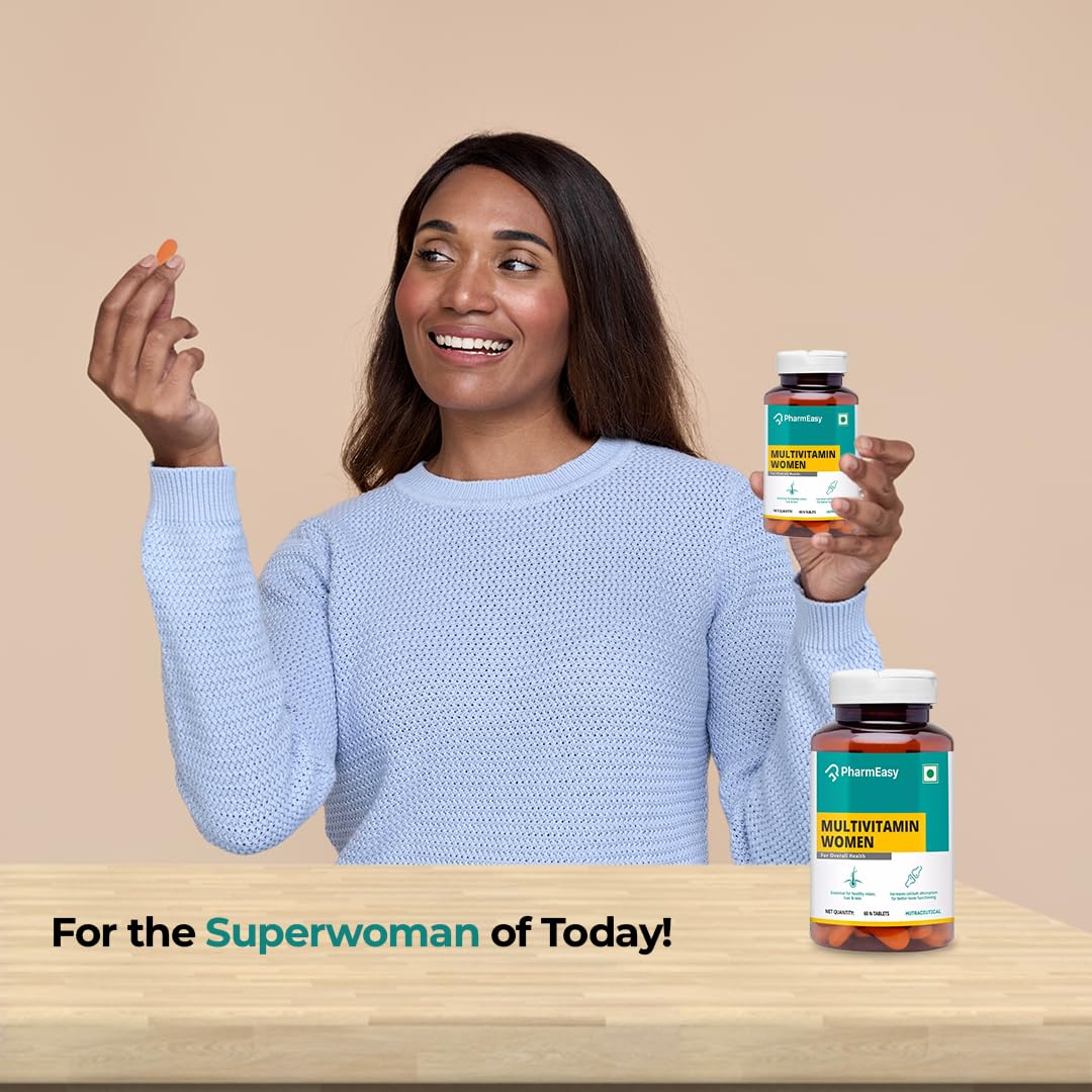 Multivitamin for Women – Energy, Immunity, Bone Health, Skin & Hair Support with Zinc, Vitamin C, D3, Antioxidants & Multiminerals – (60 Tablets for Daily Wellness & Beauty) Multivitamin for Women – Energy, Immunity, Bone Health, Skin & Hair Support with Zinc, Vitamin C, D3, Antioxidants & Multiminerals – (60 Tablets for Daily Wellness & Beauty)