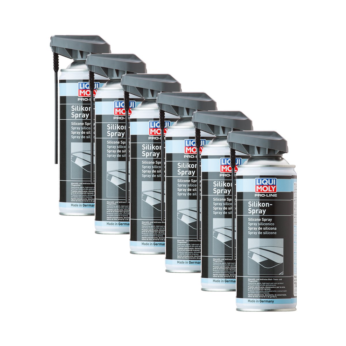 Lubrifiant Silicone Liqui Moly - Lot De 2 Spray 400ml - Plastique Caoutchouc Métal