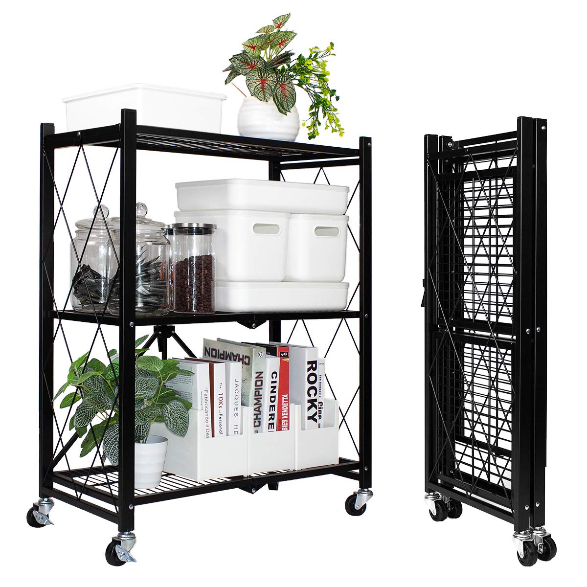 Metal Shelves With Wheels Decor For You