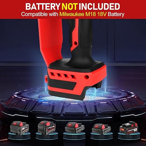 Miniatura 7 de Mini motosierra inalámbrica compatible con batería Milwaukee M18 de 18 V (sin batería) Motosierra eléctrica de mano sin escobillas de 12 pulgadas