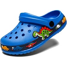 Meidiastra Kids Boys Girls Cartoon Clogs Slippers Toddler Slip On Lightweight Beach Pool Sandals
