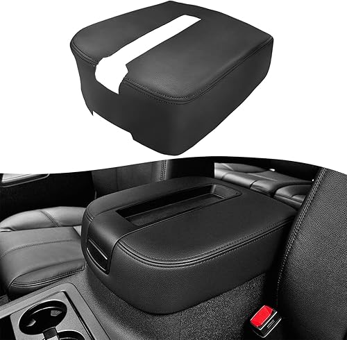 Miniatura 8 de KBH Funda para reposabrazos de consola central para Chevy Tahoe, Suburban, Silverado, GMC Sierra, Yukon 1500 2500 3500 2007-2014, asiento de salto,
