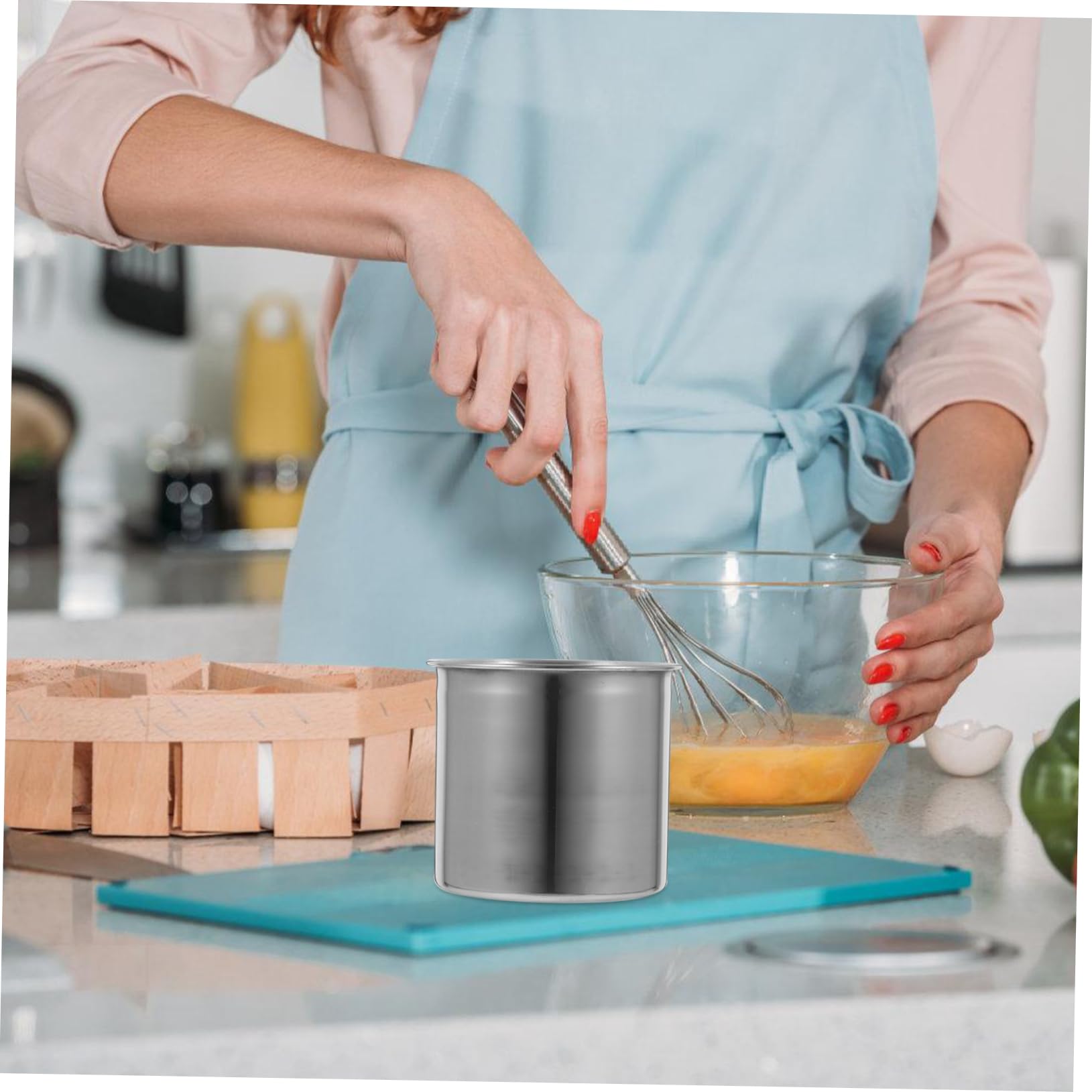 Alipis 3stücke Multifunktionaler Messbecher Aus Edelstahl Mit Für Küche Für Präzises Messen Von Zutaten Wie Reis Und Mehl Vielseitig Einsetzbar Für Backen Und Kochen