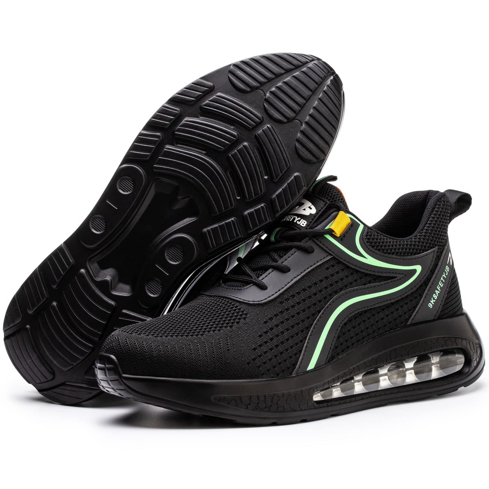 Zapatos de Seguridad para Hombre Mujer, Zapatillas de Seguridad Calzado de Seguridad Zapatillas de Trabajo Hombre Ligeros Anti-Piercing Comodo