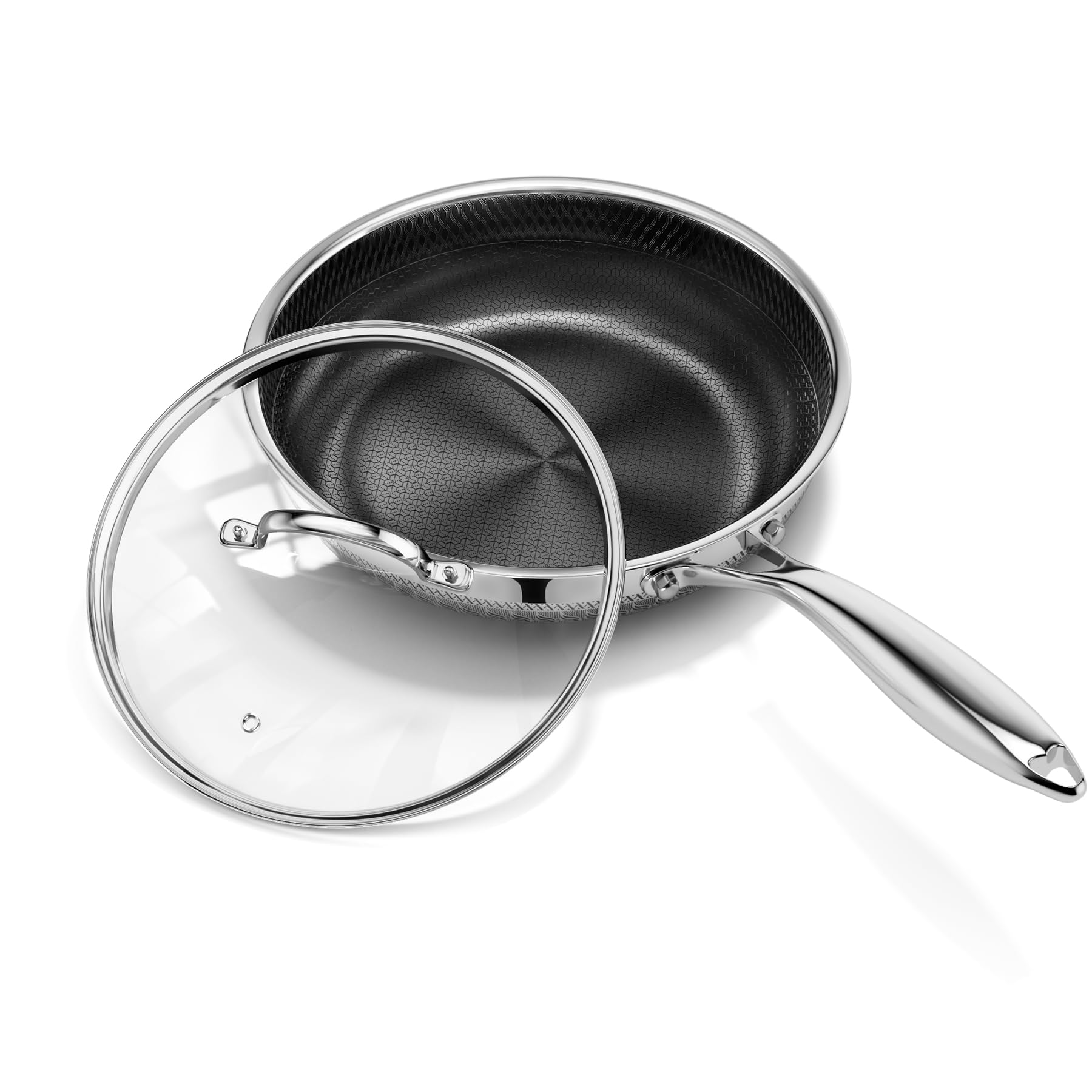 Innerwell 8 Inch Nonstick Frying Pan with Lid