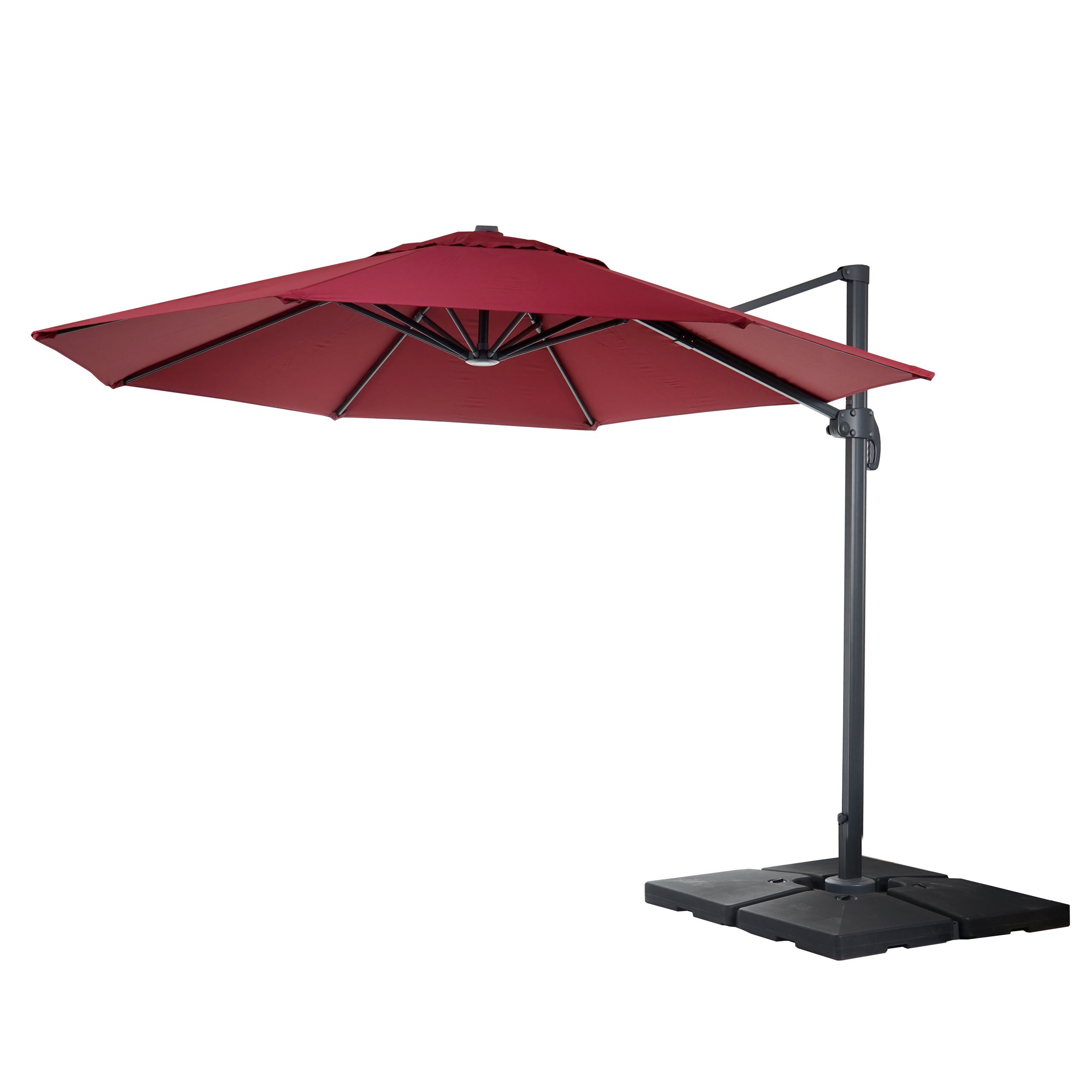 Mendler Parasol do gastronomii HWC-A96AM 3,5 m poliester