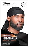 Vista 1 de WavEnforcer 106 Snug Fit Do-Rag, Black