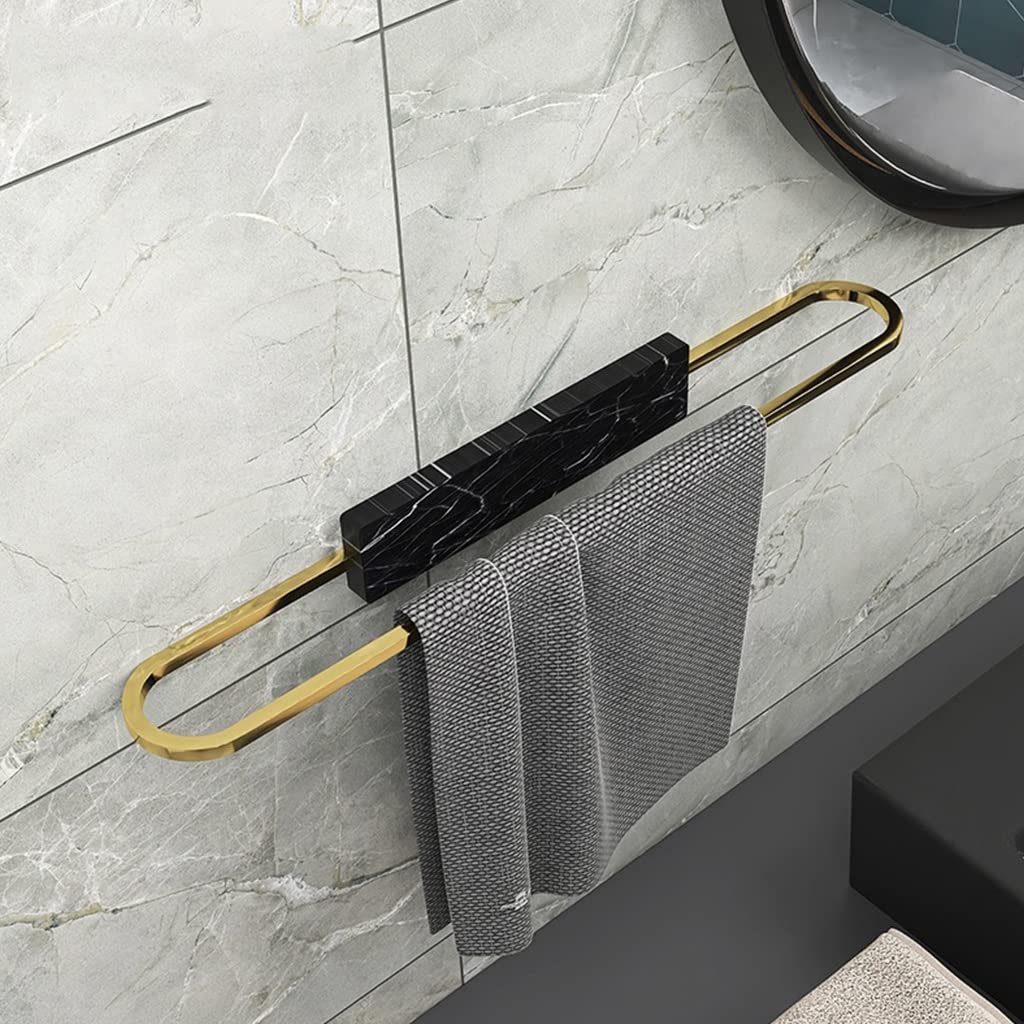 Barre porte-serviettes de style européen en métal pour salle de bain modèle A