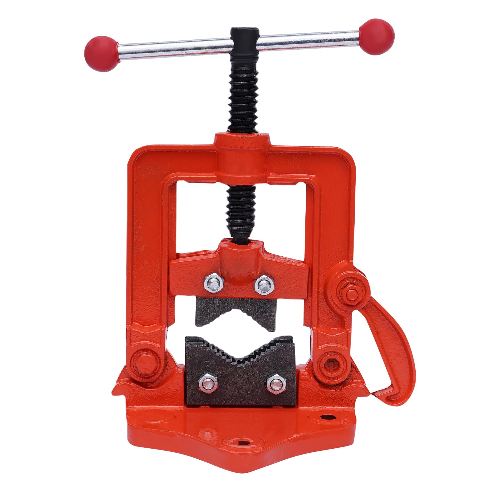 Ratcheting Pipe Threading Tool Set, Multifunctional Ratchet Pipe Threader Kit, 5 Dies Pipe Cutter Plumbing Tool with Storage Case, Pipe Cutter for Steel Pipe Pvc etc