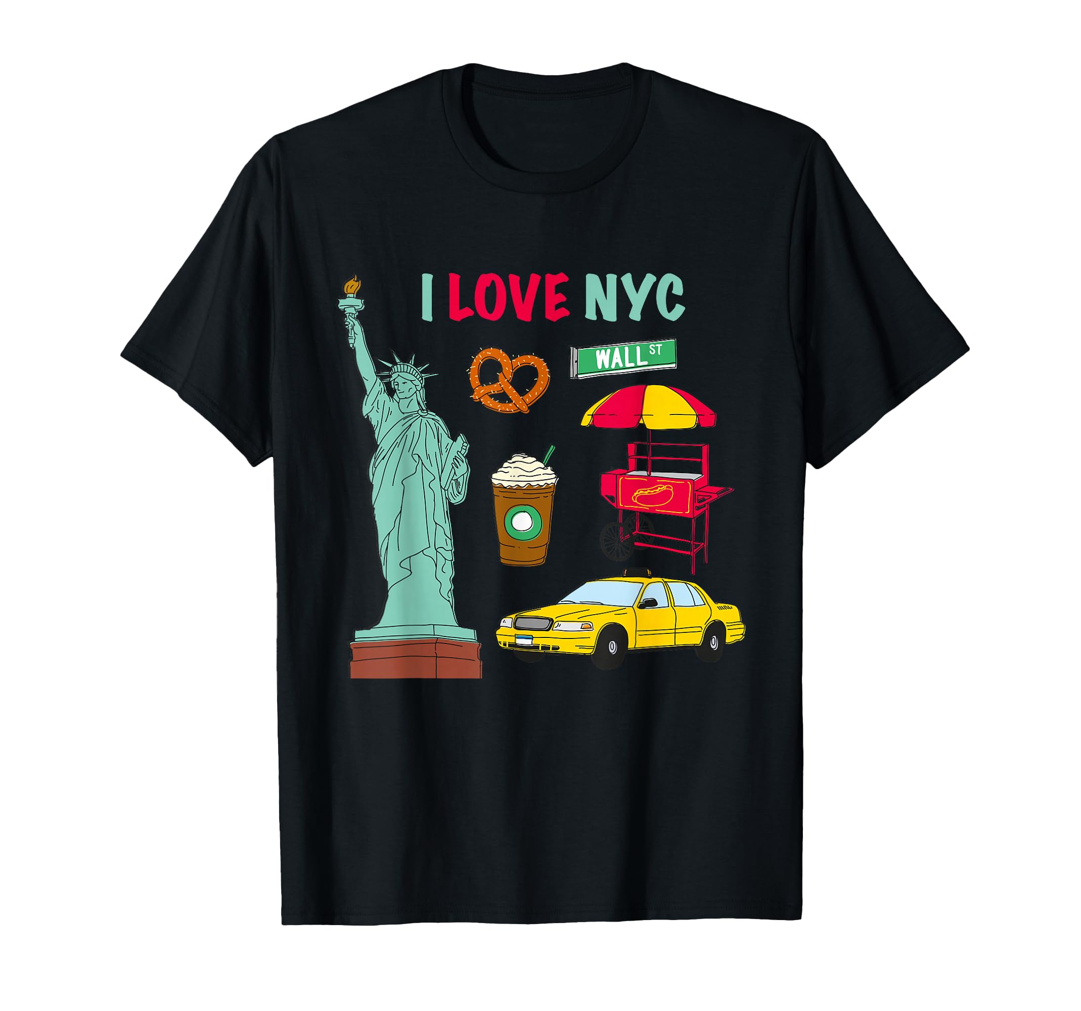 I Love Heart NYC Statue of Liberty Souvenirs T-Shirt T-Shirt