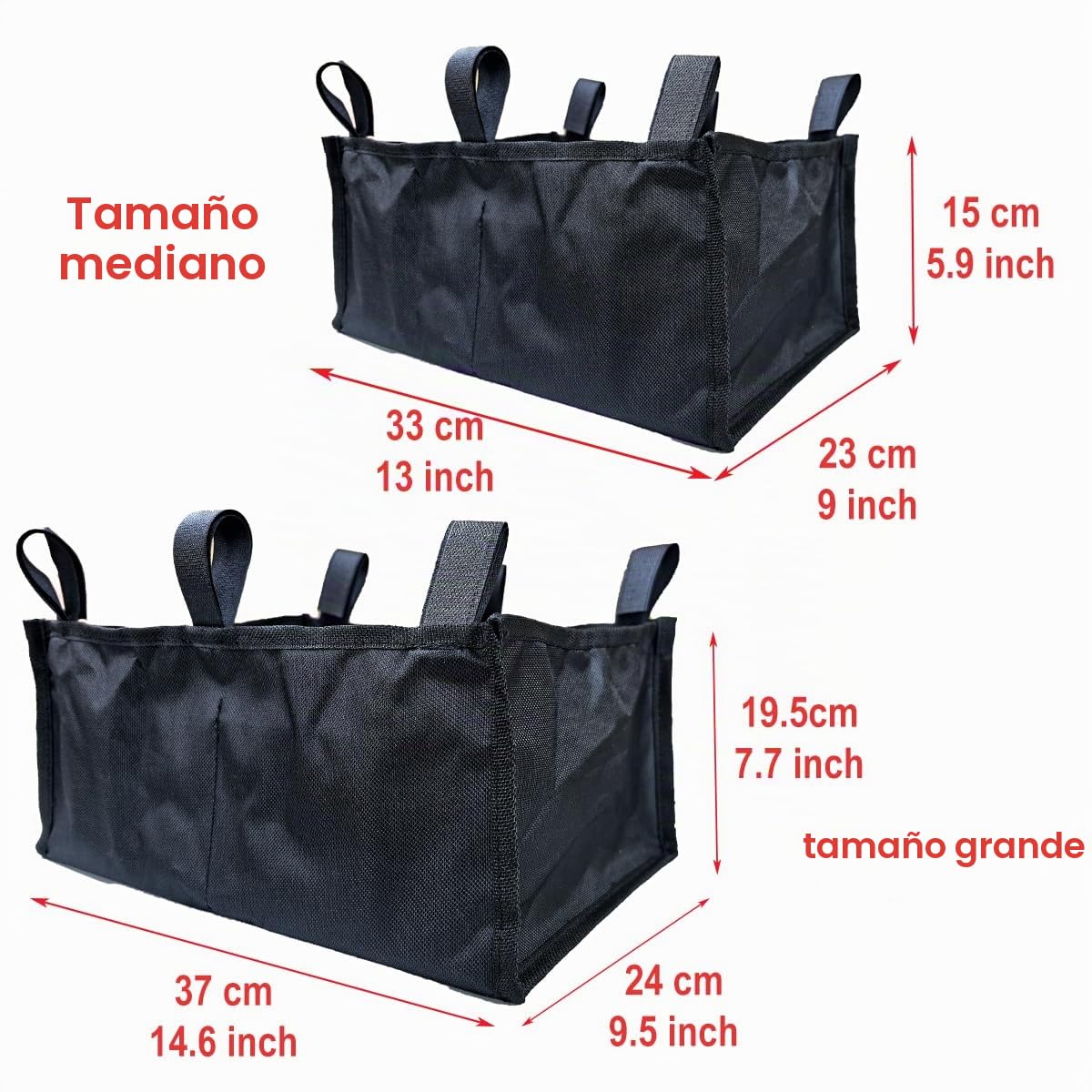 Bolsa de almacenamiento para silla de ruedas, bolsa para andador debajo del asiento para rodador, bolsa organizadora de almacenamiento para andadores para senoirs, accesorios para andadores
