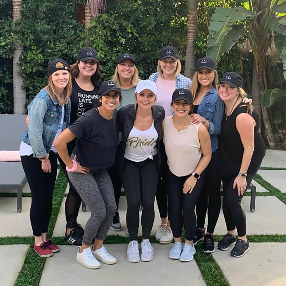 Bride Baby Bachelorette Party Hats, 6 Pack Perfect for The Bride Squad Baseball Trucker Hats