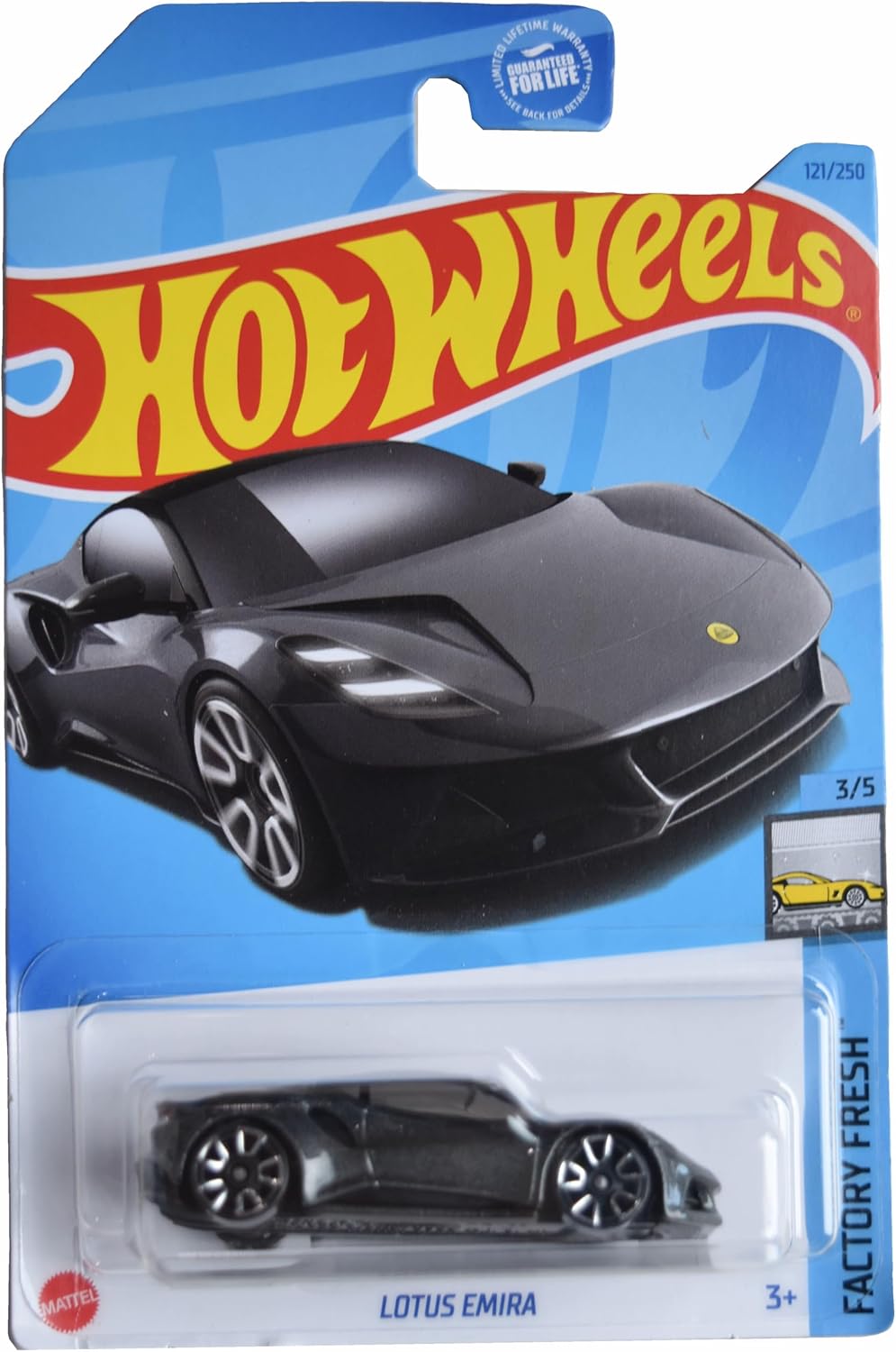 Hot Wheels Lotus Emira, Factory Fresh 3/5 [Gray] 121/250
