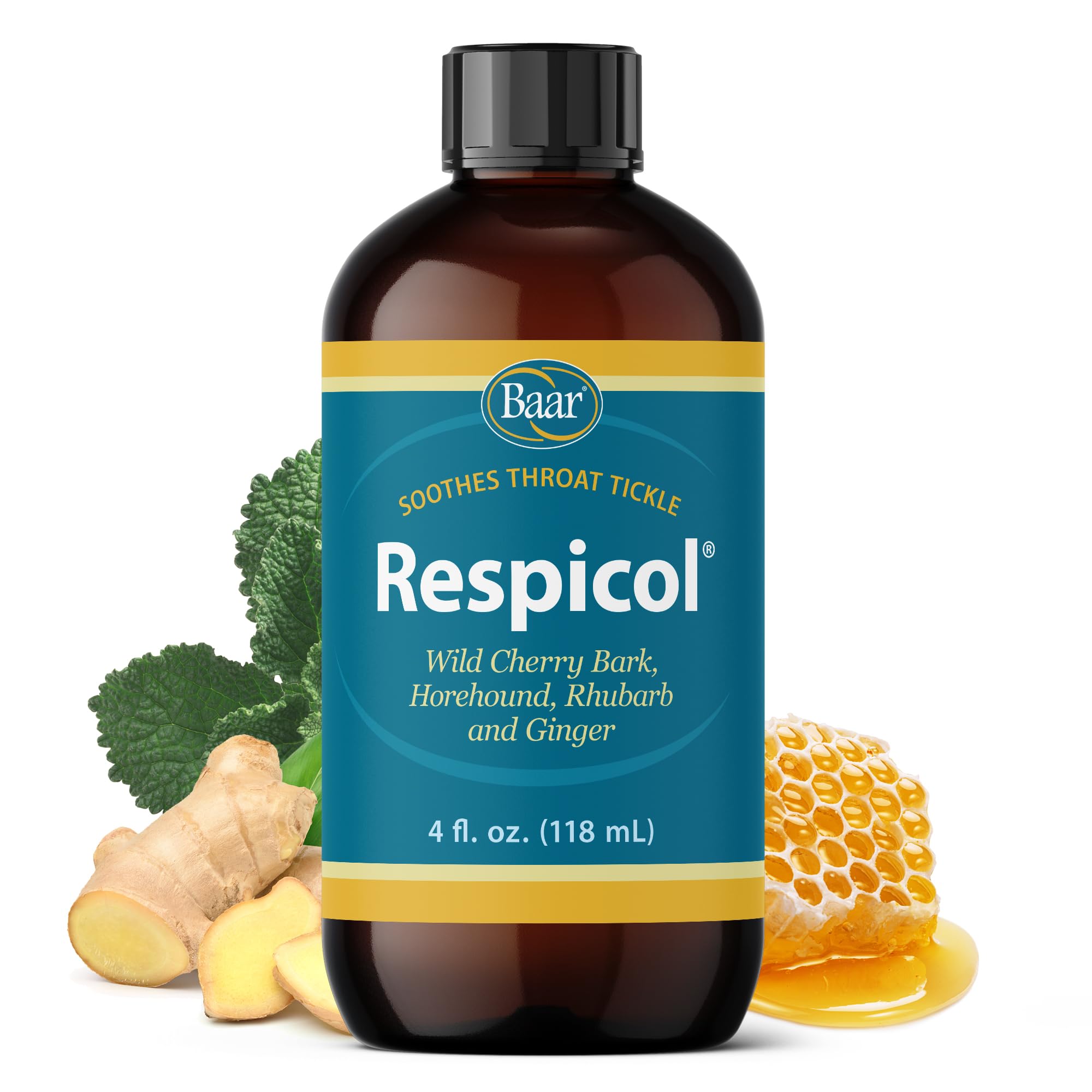 Amazon.com: Baar Respicol Herbal Syrup, 4 Ounces. Soothes Sore