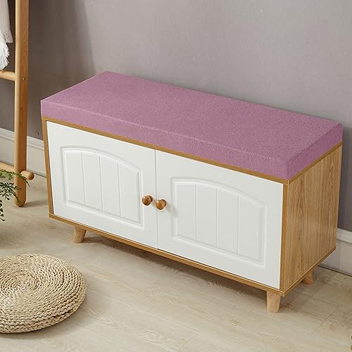 Miniatura 16 de Cojín de banco suave para muebles de interior/exterior, antideslizante para banco de jardín, cojín de asiento de columpio, cojín de espuma