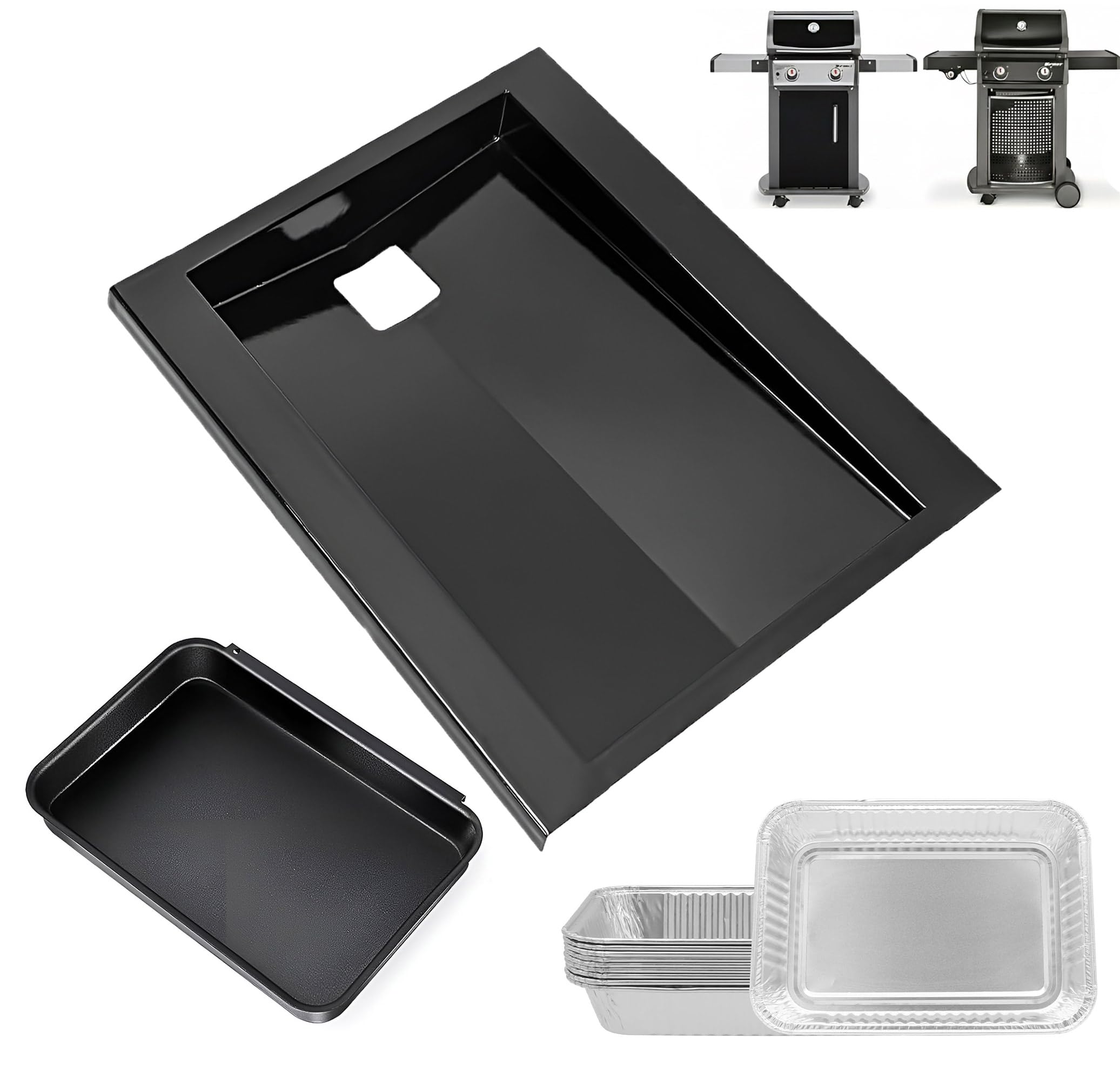 Bac à graisse Weber Spirit E-210 69803, 35,6 cm L x 31 cm L x 5,5 cm
