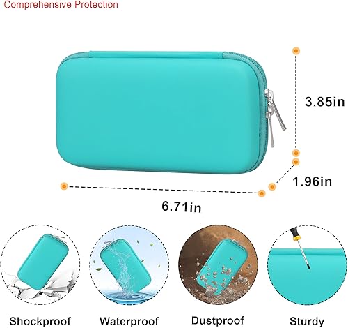 Miniatura 3 de Elonbo Estuche rígido de viaje para Anker 622633  521 batería magnética (MagGo), cargador portátil inalámbrico plegable magnético de almacenamiento