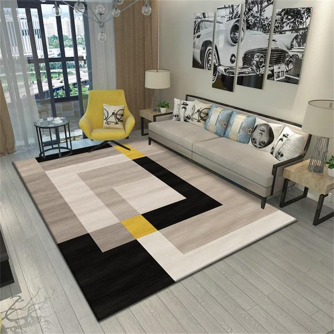 Tapis moderne antidérapant 100x200cm pour en finir avec les tapis glissants difficiles à laver