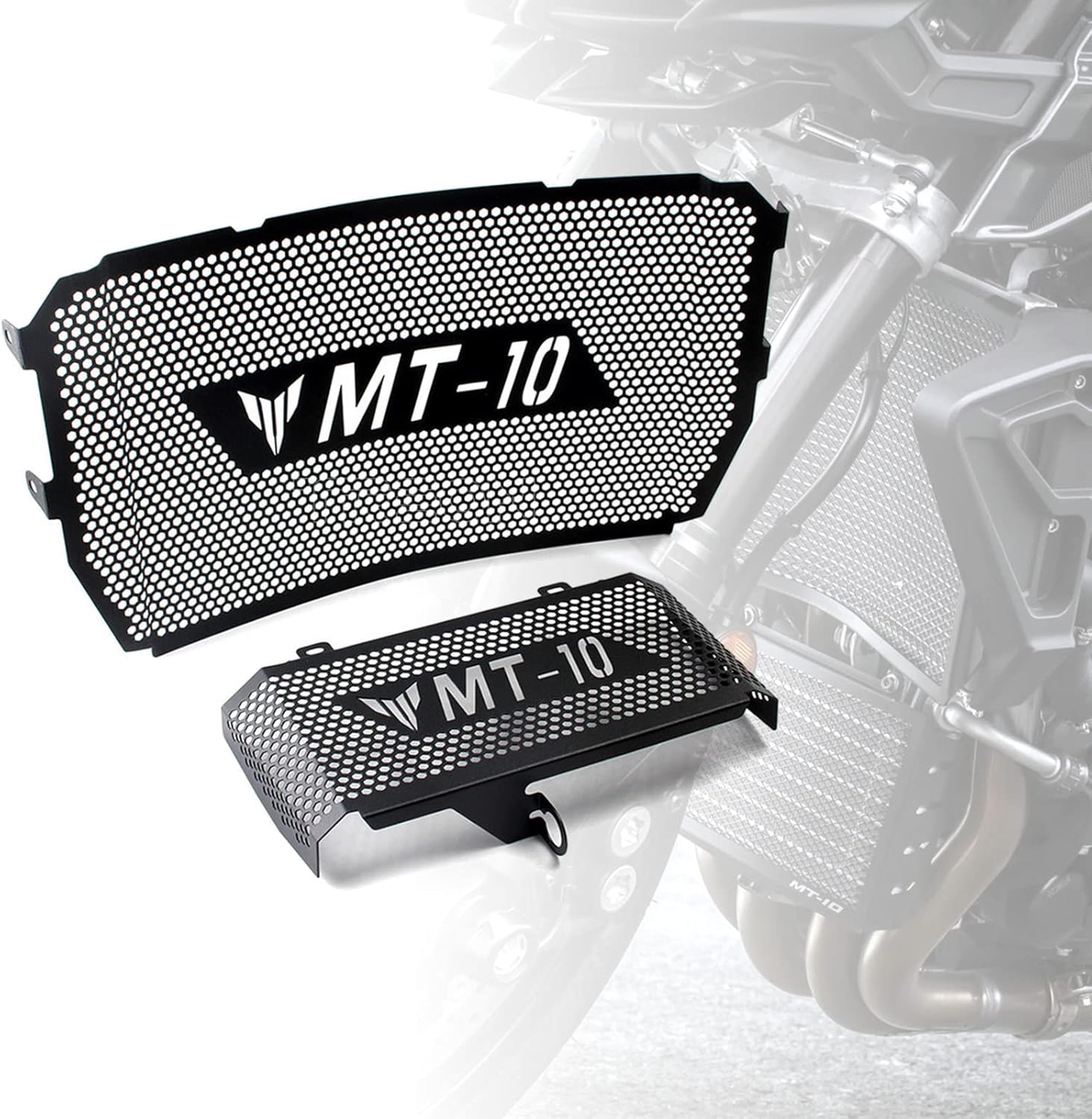 Motorcycle Radiator Grille Cover Water-Tank Protective Oil Cooler Guard Protector for Yamaha MT-10 FZ-10 2016-2021