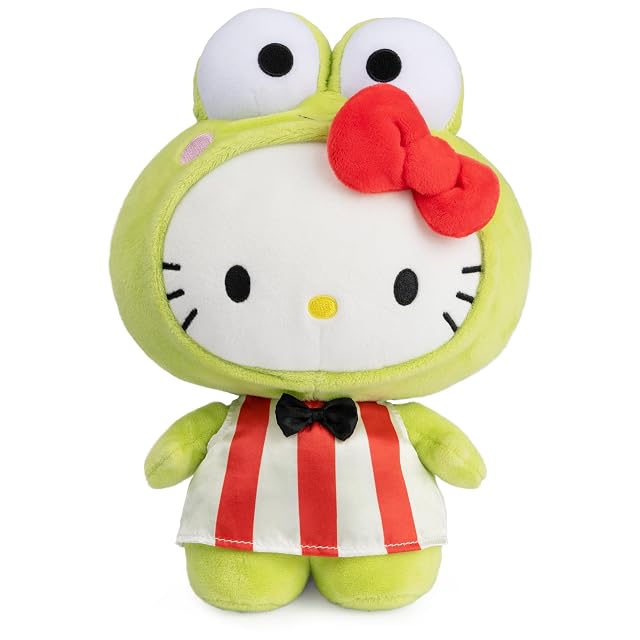 GUND Sanrio Hello Kitty Keroppi Plush Toy Premium Stuffed Animal for Ages 1 and Up Green 9 5