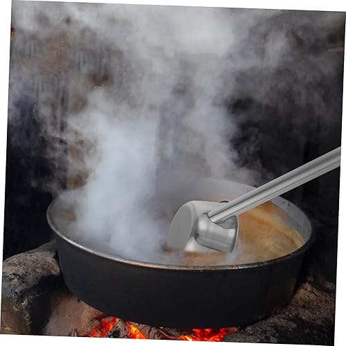 Miniatura 5 de Cucharón de sopa conveniente cucharón grande Cucharón de cocina para olla Calibre Cuchara de agua Acero inoxidable 35c Cucharón de plata Wok