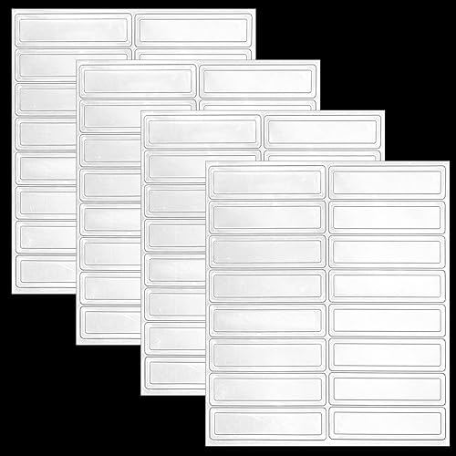 Miniatura 9 de Kanayu 64 calcomanías de seguridad para casco duro, calcomanías de seguridad adhesivas de construcción, calcomanías reflectantes para casco de 1 x 4