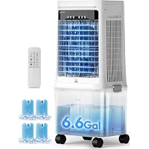 3-in-1 Portable Evaporative Air Cooler, 2000 CFM Swamp Cooler