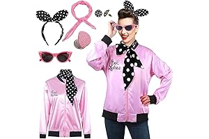 Pink Ladies Grease Jacket for Women and Girls