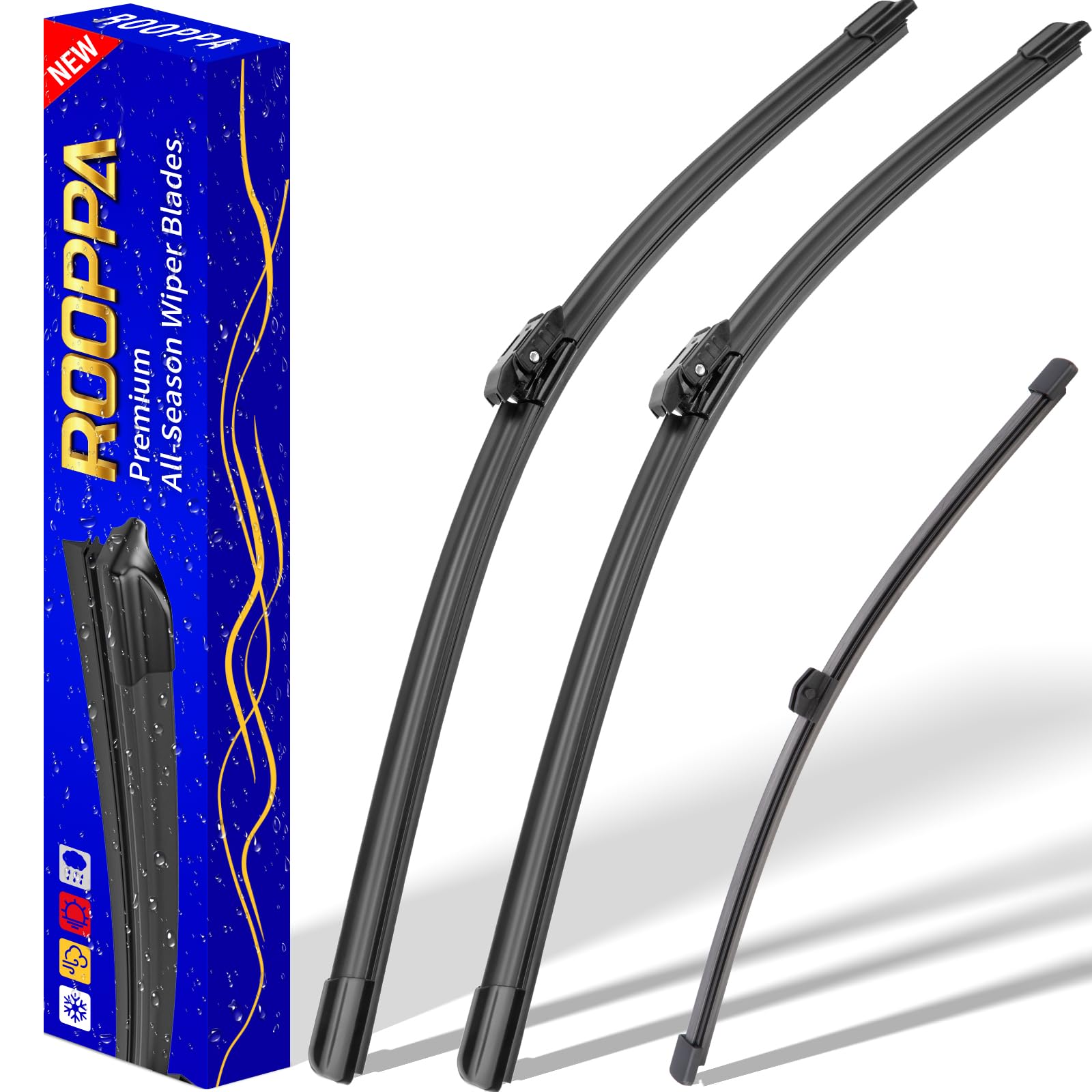 Amazon.com: 3 wipers Replacement for 2018-2022 BMW X2, Windshield 