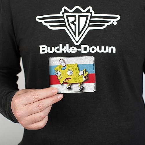 Miniatura 3 de Buckle-Down Billetera plegable Bob Esponja para hombre