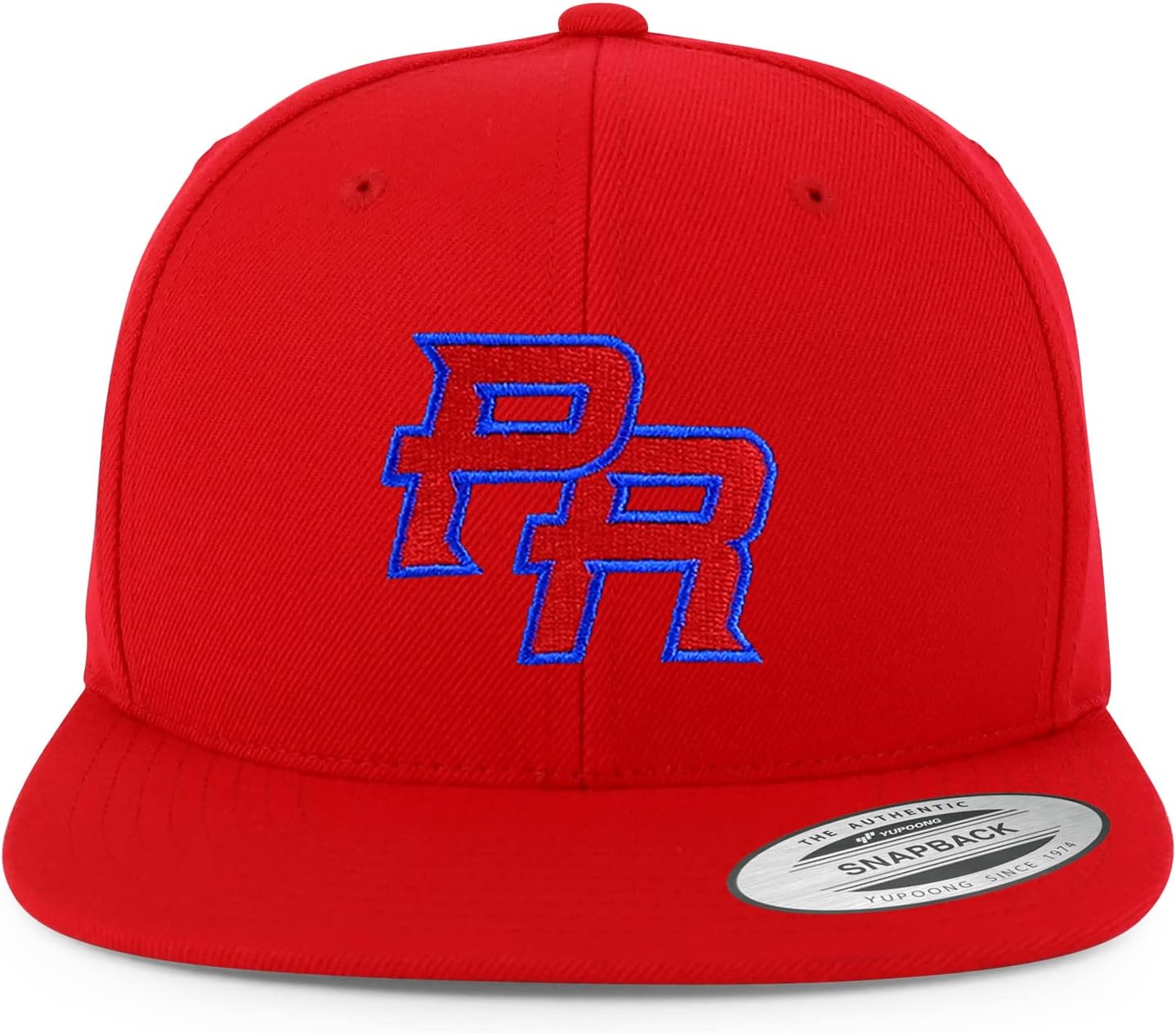 Trendy Apparel Shop Puerto Rico PR Embroidered Snapback Flatbill Cap