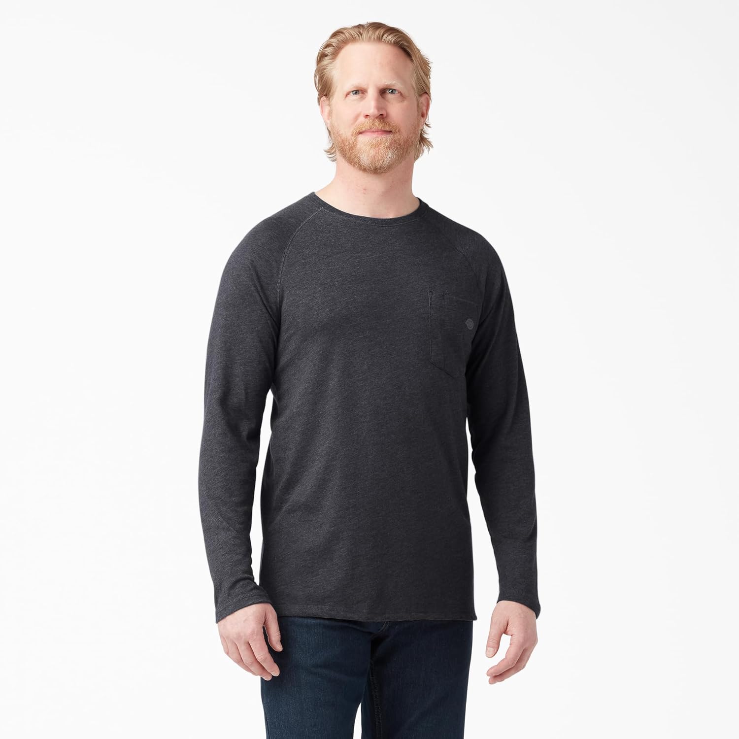 Dickies Mens Cooling Long Sleeve Pocket T-Shirt - Image 2