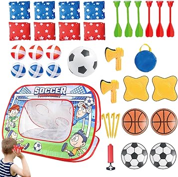 Bean Bag Toss Game,Bean Bag Toss,Foldable Kids Cornhole Toss Game | Interactive Cornhole Board Set Cornhole Across Game for Ages 3-8 Kids Boys and Girls |