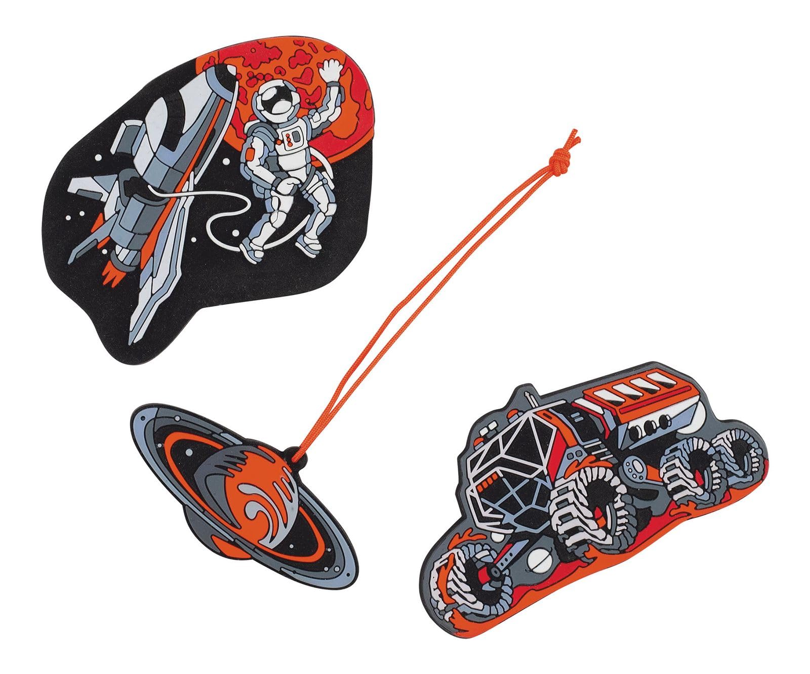 Der Echte Scout Funny Snaps Move – Set Da 3 Accessori Magnetici Per Zaino, Motivi Action, Decorazione Giocosa - 2
