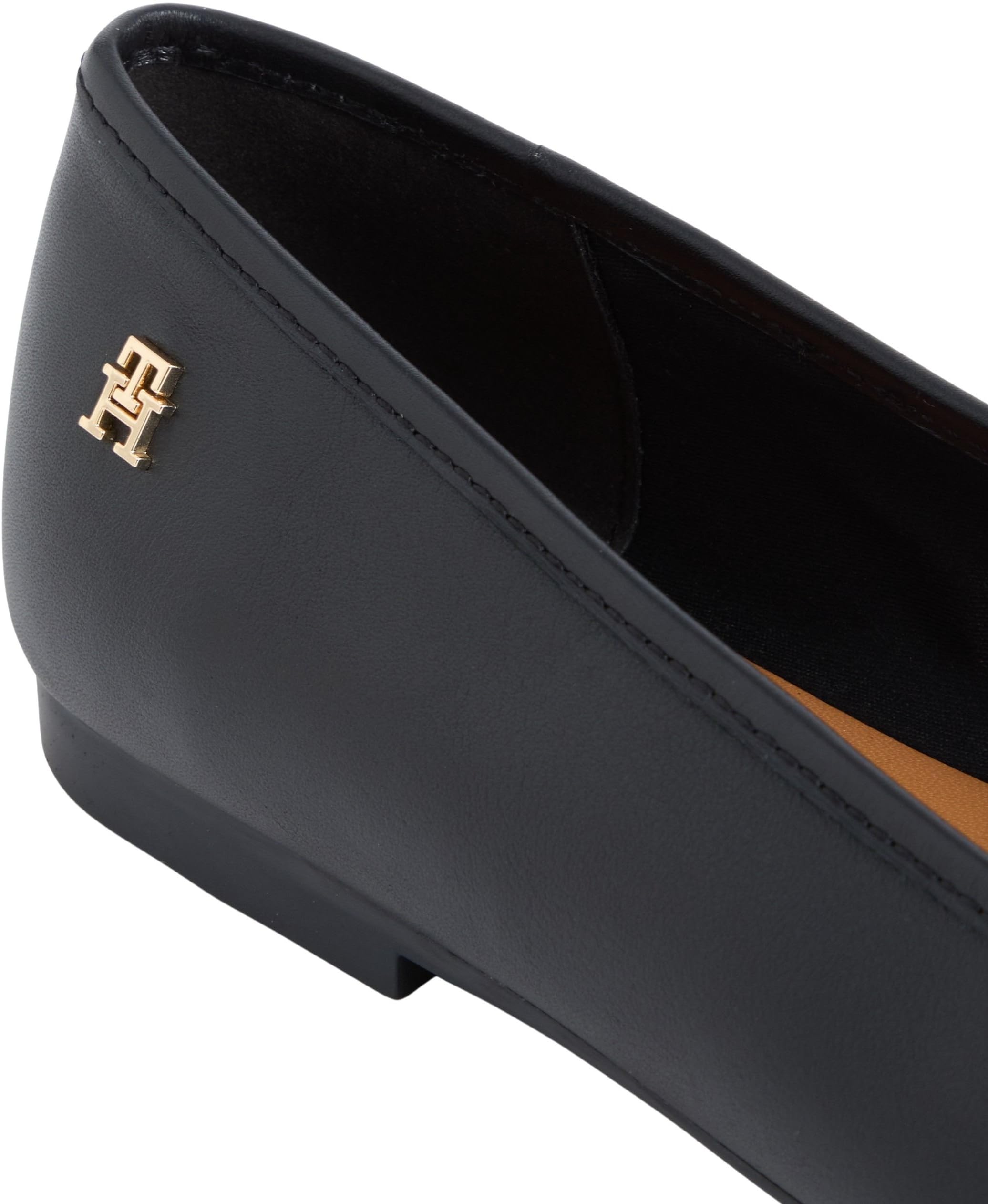 Tommy Hilfiger Damen Hilfiger Smooth Lthr Ballet Fw0fw09241Ballerinas