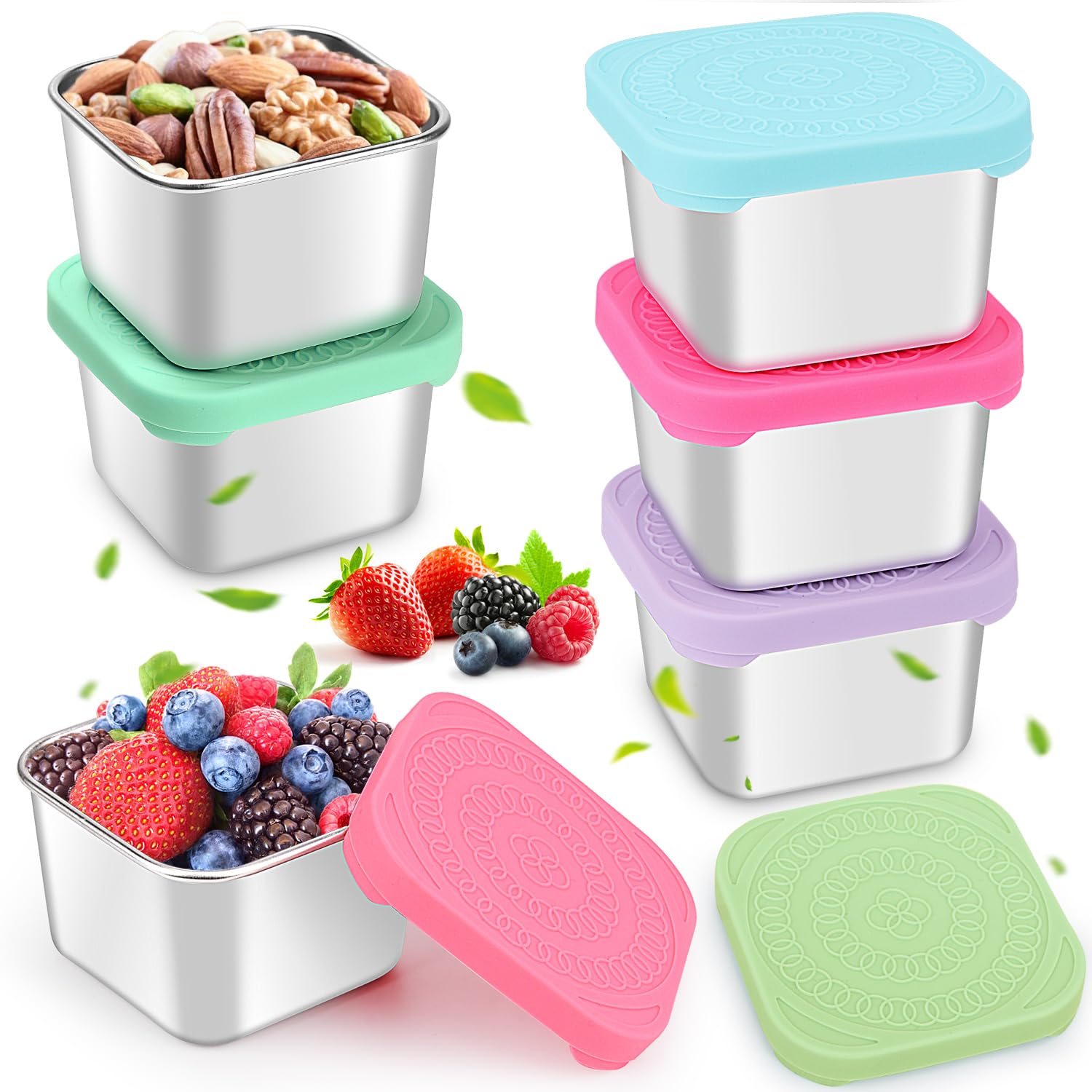 Piccoli Contenitori Per Salse In Acciaio Inossidabile Da 70 Ml, 6 - 4