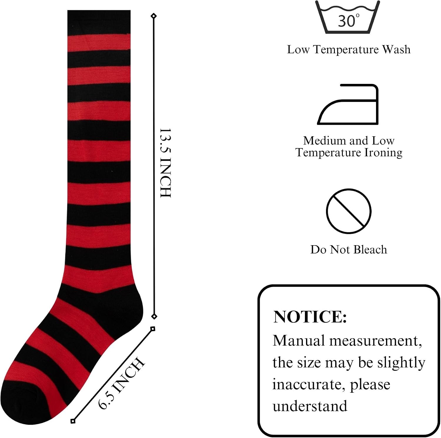 Knee High Socks for Women, Long Tall Knee Tube Socks