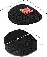 Vista 2 de SaferCCTV Paquete de 4 filtros de espuma y fieltro de repuesto compatibles con Shark UltraCyclone Pro aspiradora de mano inalámbrica CH901 CH950